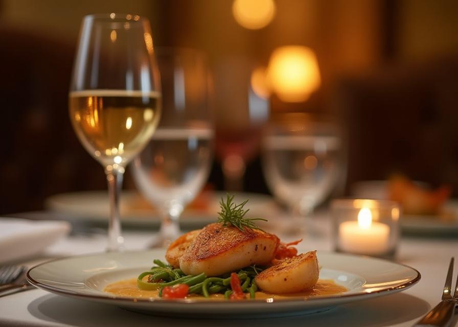 Maridaje de vinos con cena de mariscos